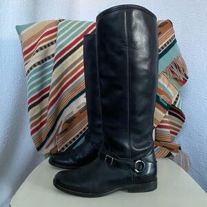 Frye Phillips Ring Riding Boot Tall Harness Motorcycle